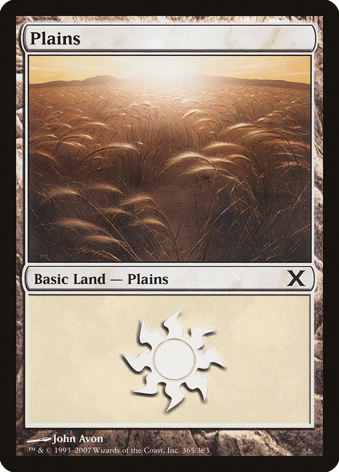 Plains (365) [Tenth Edition] | Gaming Infinity