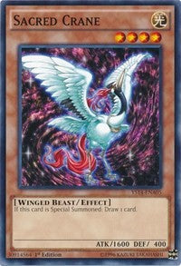 Sacred Crane [Super Starter: Space-Time Showdown Power-Up Pack] [YS14-ENA05] | Gaming Infinity