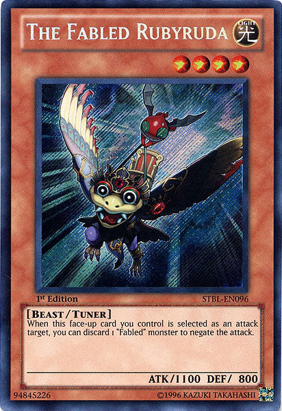 The Fabled Rubyruda [STBL-EN096] Secret Rare | Gaming Infinity