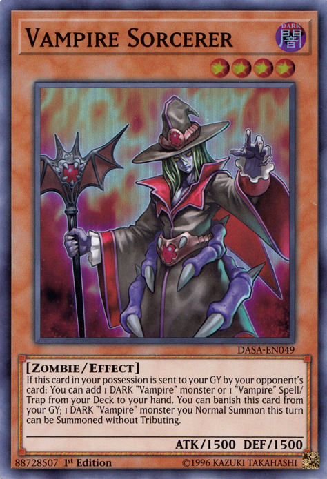 Vampire Sorcerer [DASA-EN049] Super Rare | Gaming Infinity