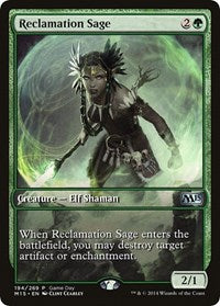 Reclamation Sage [Magic 2015 Promos] | Gaming Infinity