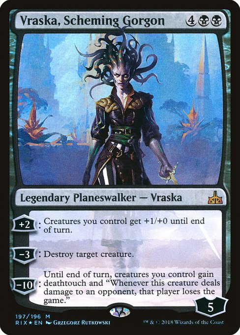 Vraska, Scheming Gorgon [Rivals of Ixalan] | Gaming Infinity