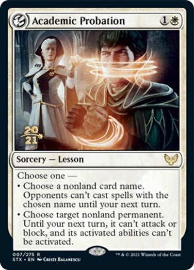 Academic Probation [Strixhaven: School of Mages Prerelease Promos] | Gaming Infinity