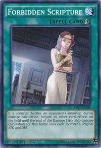 Forbidden Scripture [Battle Pack 3: Monster League] [BP03-EN184] | Gaming Infinity