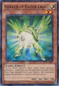 Herald of Green Light (Shatterfoil) [Battle Pack 3: Monster League] [BP03-EN022] | Gaming Infinity