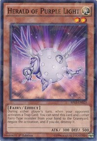 Herald of Purple Light (Shatterfoil) [Battle Pack 3: Monster League] [BP03-EN023] | Gaming Infinity