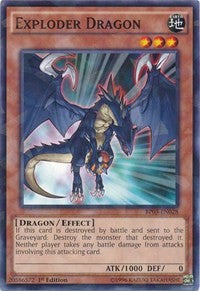 Exploder Dragon (Shatterfoil) [Battle Pack 3: Monster League] [BP03-EN028] | Gaming Infinity