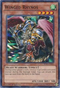 Winged Rhynos (Shatterfoil) [Battle Pack 3: Monster League] [BP03-EN030] | Gaming Infinity