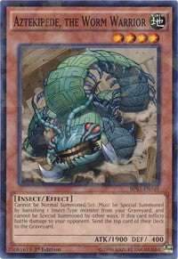 Aztekipede, the Worm Warrior (Shatterfoil) [Battle Pack 3: Monster League] [BP03-EN041] | Gaming Infinity