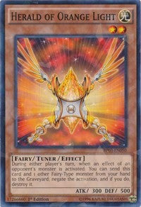 Herald of Orange Light (Shatterfoil) [Battle Pack 3: Monster League] [BP03-EN050] | Gaming Infinity