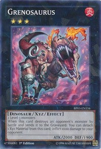 Grenosaurus (Shatterfoil) [Battle Pack 3: Monster League] [BP03-EN116] | Gaming Infinity