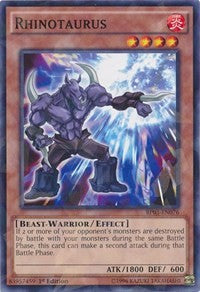 Rhinotaurus (Shatterfoil) [Battle Pack 3: Monster League] [BP03-EN076] | Gaming Infinity