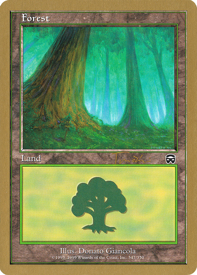 Forest (jt347a) (Jan Tomcani) [World Championship Decks 2001] | Gaming Infinity