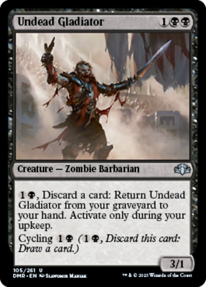 Undead Gladiator [Dominaria Remastered] | Gaming Infinity