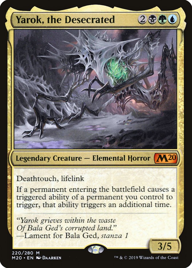 Yarok, the Desecrated [Core Set 2020] | Gaming Infinity