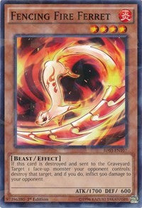 Fencing Fire Ferret (Shatterfoil) [Battle Pack 3: Monster League] [BP03-EN107] | Gaming Infinity