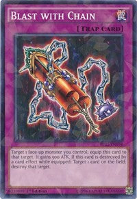 Blast with Chain (Shatterfoil) [Battle Pack 3: Monster League] [BP03-EN194] | Gaming Infinity