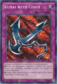 Kunai with Chain (Shatterfoil) [Battle Pack 3: Monster League] [BP03-EN210] | Gaming Infinity