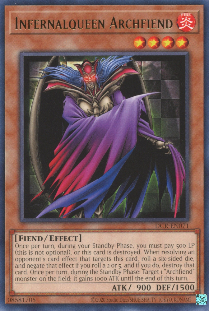 Infernalqueen Archfiend [DCR-EN071] Rare | Gaming Infinity