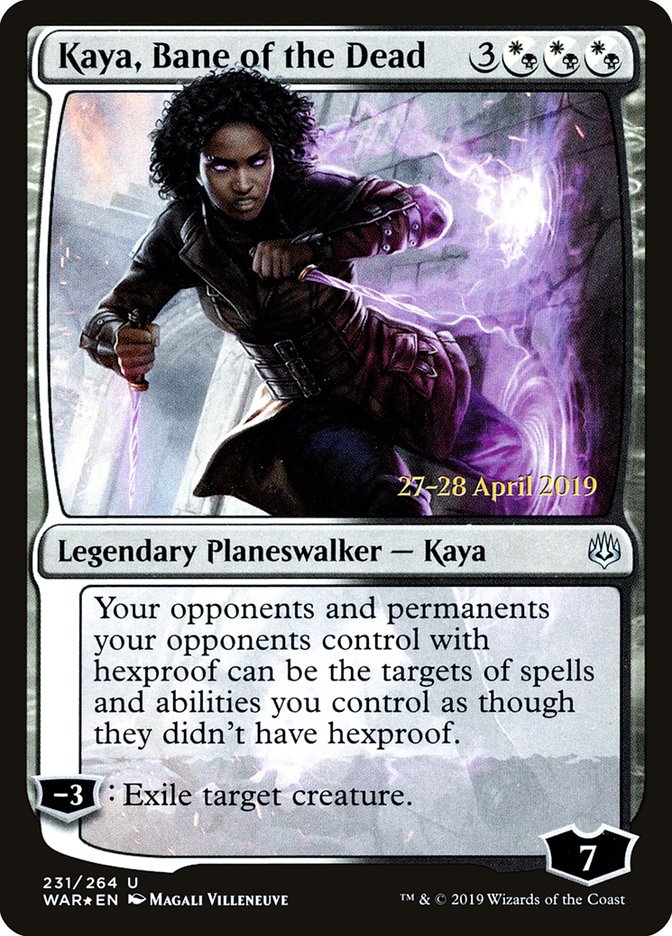 Kaya, Bane of the Dead  [War of the Spark Prerelease Promos] | Gaming Infinity