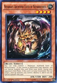 Nefarious Archfiend Eater of Nefariousness [Duelist Alliance] [DUEA-EN035] | Gaming Infinity
