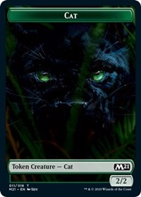 Cat (011) // Goblin Wizard Double-sided Token [Core Set 2021 Tokens] | Gaming Infinity