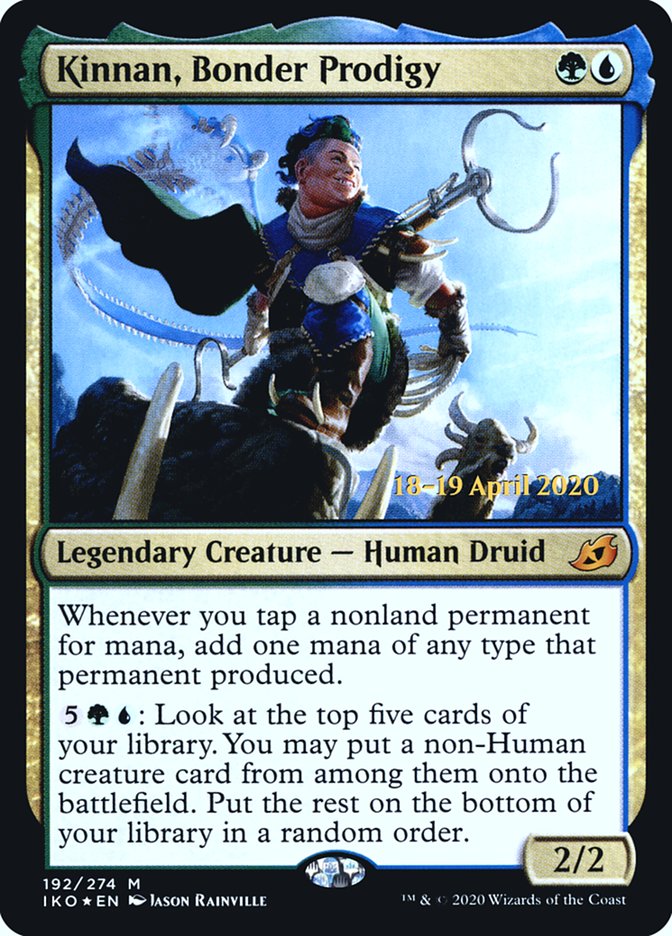 Kinnan, Bonder Prodigy  [Ikoria: Lair of Behemoths Prerelease Promos] | Gaming Infinity