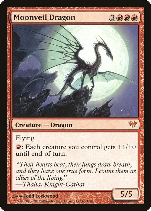 Moonveil Dragon [Dark Ascension] | Gaming Infinity