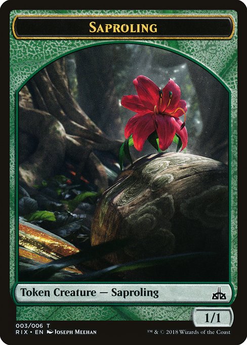 Saproling Token (003) [Rivals of Ixalan Tokens] | Gaming Infinity