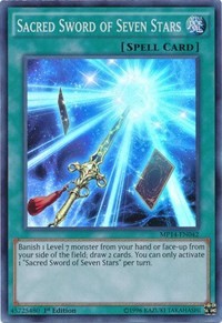 Sacred Sword of Seven Stars [2014 Mega-Tins Mega Pack] [MP14-EN042] | Gaming Infinity