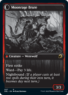 Brutal Cathar // Moonrage Brute [Innistrad: Double Feature] | Gaming Infinity