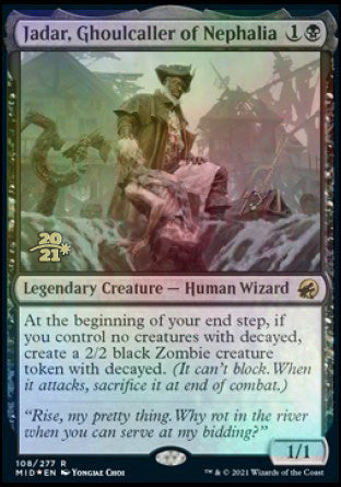 Jadar, Ghoulcaller of Nephalia [Innistrad: Midnight Hunt Prerelease Promos] | Gaming Infinity
