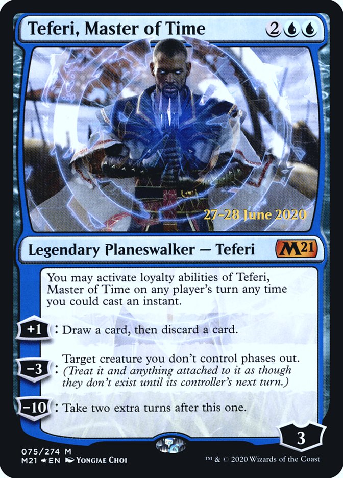 Teferi, Master of Time  [Core Set 2021 Prerelease Promos] | Gaming Infinity