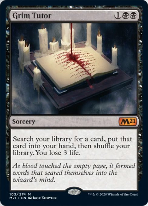 Grim Tutor [Core Set 2021] | Gaming Infinity