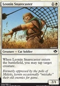 Leonin Snarecaster [Duel Decks: Speed vs. Cunning] | Gaming Infinity