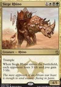 Siege Rhino [Khans of Tarkir] | Gaming Infinity