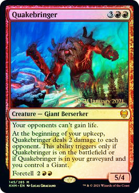 Quakebringer  [Kaldheim Prerelease Promos] | Gaming Infinity