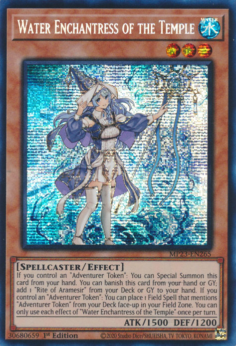 Water Enchantress of the Temple [MP23-EN265] Prismatic Secret Rare | Gaming Infinity