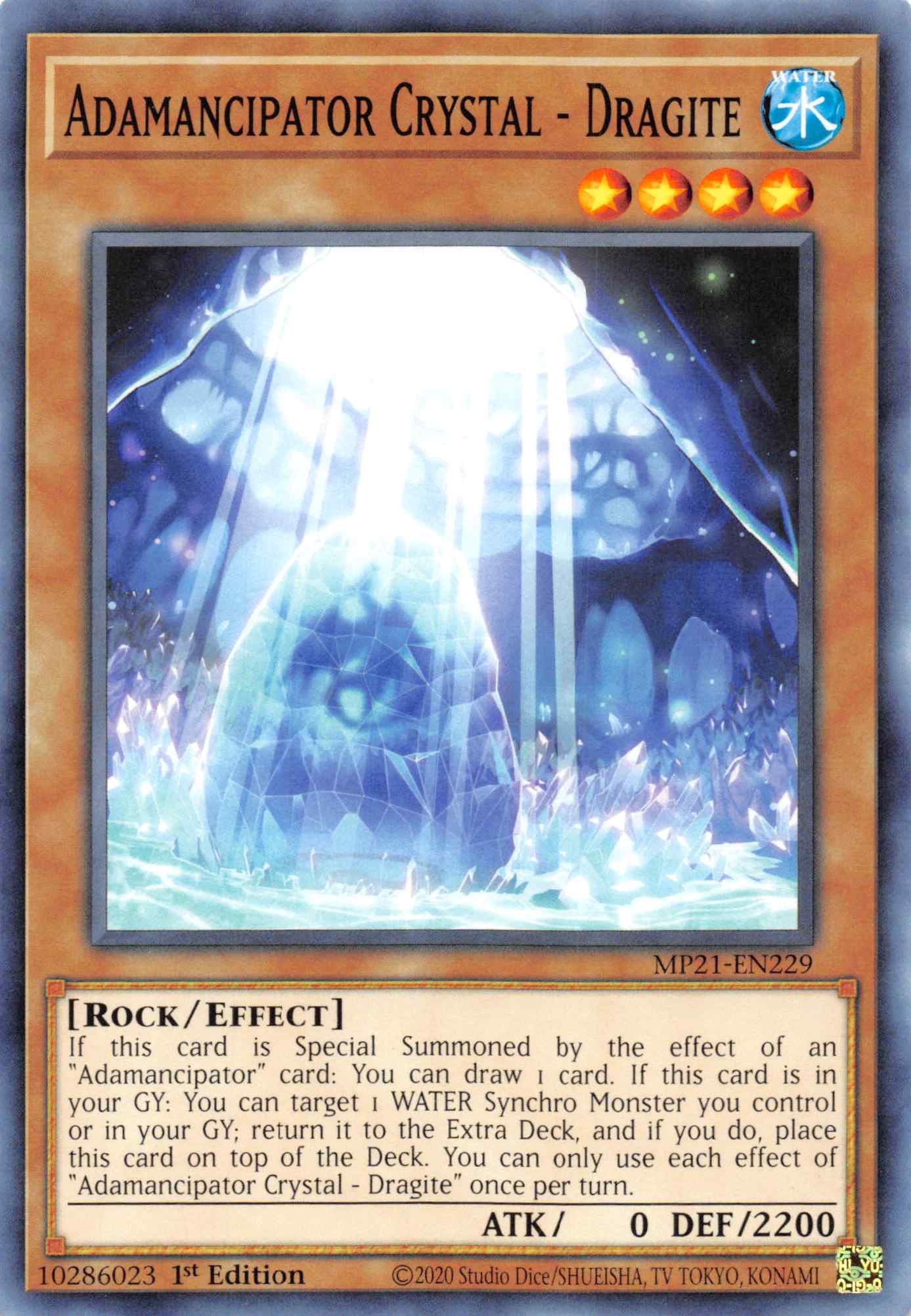 Adamancipator Crystal - Dragite [MP21-EN229] Common | Gaming Infinity