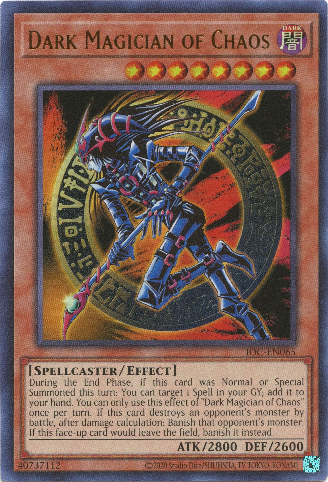Dark Magician of Chaos (25th Anniversary) [IOC-EN065] Ultra Rare | Gaming Infinity