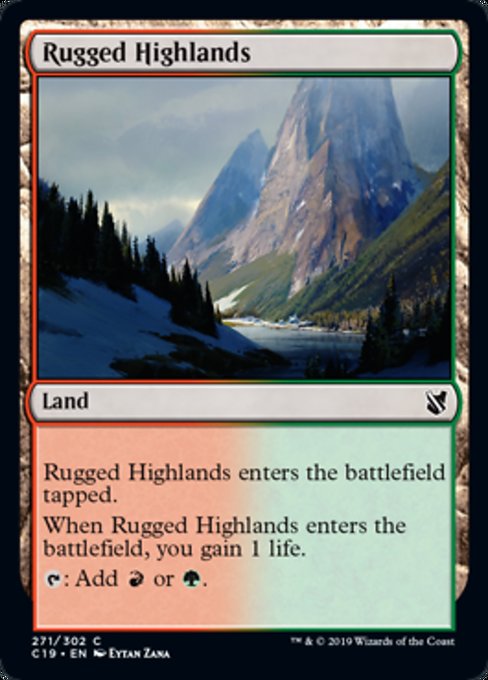 Rugged Highlands [Commander 2019] | Gaming Infinity