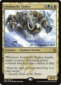 Avalanche Tusker [Khans of Tarkir Promos] | Gaming Infinity