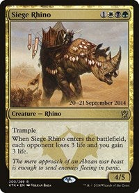 Siege Rhino [Khans of Tarkir Promos] | Gaming Infinity