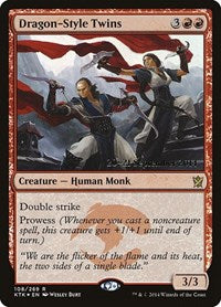 Dragon-Style Twins [Khans of Tarkir Promos] | Gaming Infinity