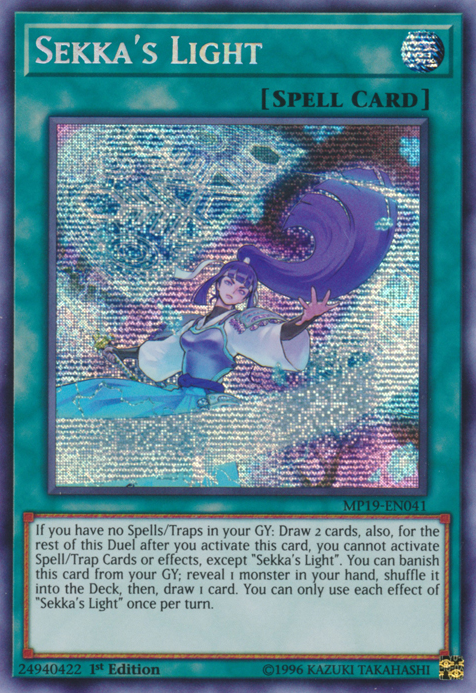 Sekka's Light [MP19-EN041] Prismatic Secret Rare | Gaming Infinity