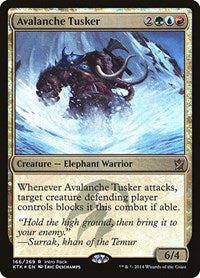 Avalanche Tusker [Khans of Tarkir Promos] | Gaming Infinity