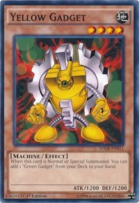Yellow Gadget [Structure Deck: Geargia Rampage] [SDGR-EN011] | Gaming Infinity