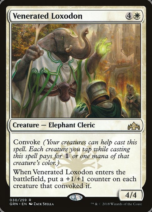 Venerated Loxodon [Guilds of Ravnica] | Gaming Infinity