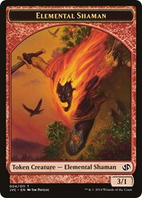 Elemental Shaman Token [Duel Decks Anthology: Jace vs. Chandra Tokens] | Gaming Infinity