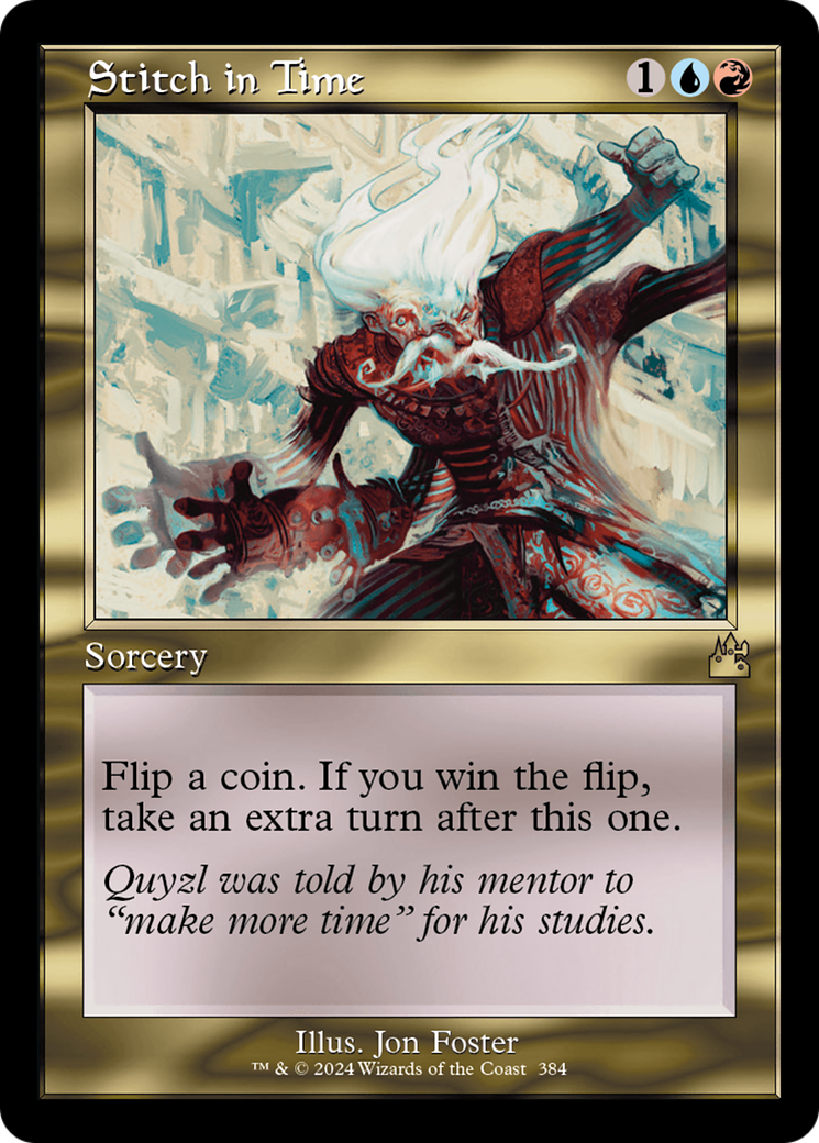 Stitch in Time (Retro Frame) [Ravnica Remastered] | Gaming Infinity